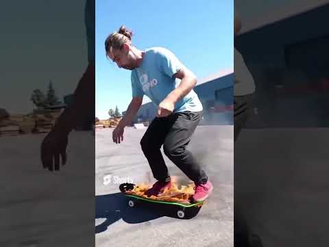 Worlds strongest skateboard vs skaters