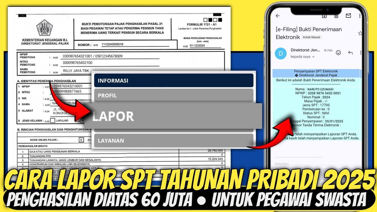 How to Report Tax DJP Online 2025 ● How to Report SPT How to Report Tax DJP Online 2025 ● How to Report SPT