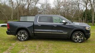 2019 Ram Limited : Air Suspension - walk around , adjustable height - how low can you go - air bags