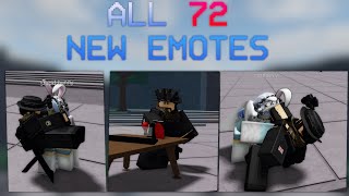 TSB | ALL 72 NEW EMOTES