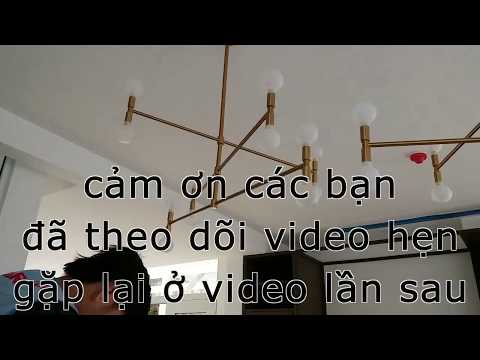 hướng dẫn lắp đèn chùm trang trí trong nhà | căn villa cao cấp phú quốc