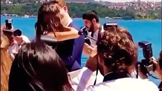 Kerem Bürsin & Hande Erçel Öpüşme Sahnesi Kamera Arkası #SenÇalKapımı