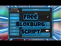 [FREE] Bloxburg Script / Hack | Autobuild | Autofarm | Teleport | AND MORE | PASTEBIN