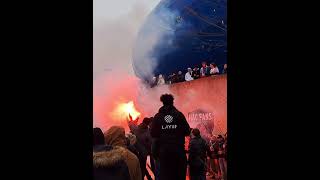 Les Hac Fans Mettent Lambiance Devant Le Local Juste Avant Le Match Hac-Ol