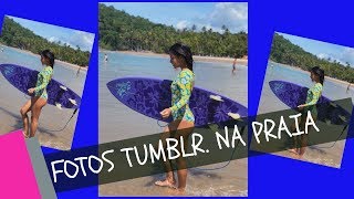Fotos Tumblr. Na Praia - Gabriella Saraivah