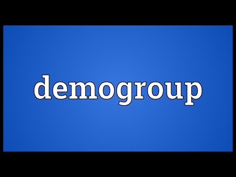 Header of Demogroup