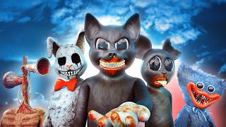 Epic Creature Fights by Horror Skunx (Cartoon Cat, Huggy Wuggy, Cartoon Mouse & 