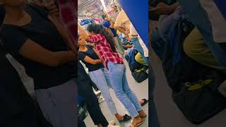 Hot Girl Walk In Jeans Candid