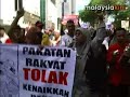 Petrol hike protesters undaunted