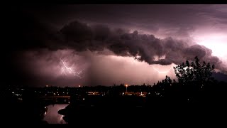 Lightning Storm In 4K With Lofi Chillhop Hip Hop Beats