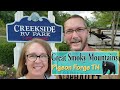 🚍Creekside RV Park in Pigeon Forge and The Great Smoky Mountains Tennessee || Motorhome Living