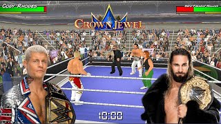 Cody Rhodes Vs Seth Rollins Crown Jewel 2025 Simulation In Wrestling Empire