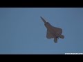 Aviation Nation 2010 - F-22 Raptor Demo & USAF Heritage Flight