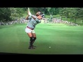 木戸 愛 日本女子オープン3日目 アイアンスウィング