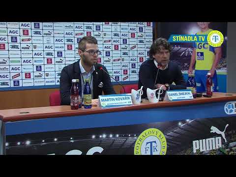 Tiskov konference domcho trenra po utkn Teplice - Zln (10.3.2018)