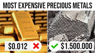 Top 10 Most Expensive Precious Metals In The World