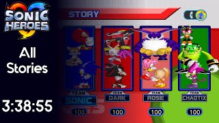 Sonic Heroes - All Stories Speedrun - 33855 Game Time