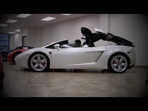 This beautiful 2006 Lamborghini Gallardo Spyder with a 6 speed manual is