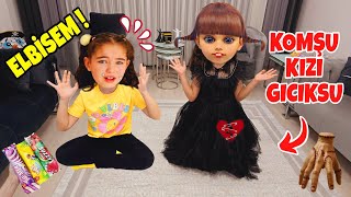 Eli̇f Gicik Komşu Kizi Seni̇n Elbi̇seni̇ Aldi Eli̇f Çildirdi بابا جاب لي بالون - جنى مقداد طيور بيبي