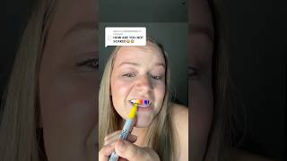 She Put Sharpie On Her Teeth?