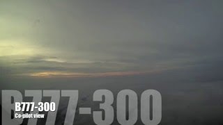 Landing at Luanda (LAD) Angola - "Poor weather conditions" (Cockpit view)