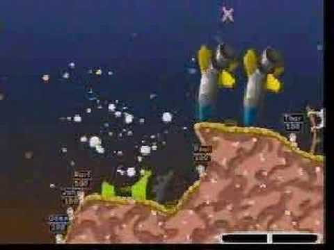 Video of game play for Worms 2