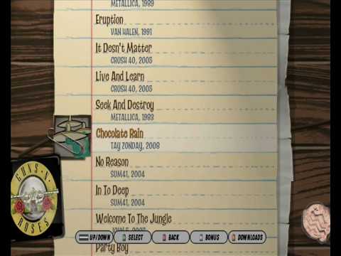 Guitar hero 3 pc скачать песни