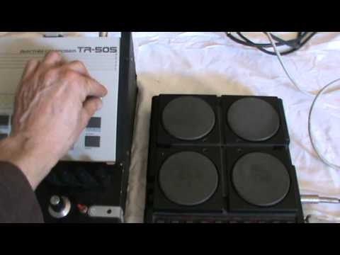 ROLAND TR-505 triggering MATTEL SYNSONICS