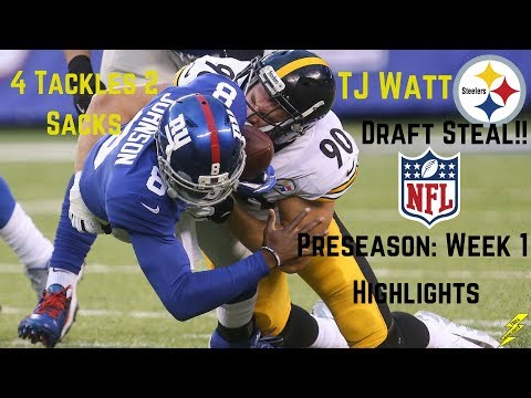 Tj Watt Player Highlights Nfl Debut Impressive Tj Watt Player Highlights Nfl Debut Impressive
