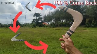 Cómo Hacer Boomerang De Cartón - 100 % Vuelve