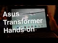 ASUS Eee Pad Transformer Hands-on. Android Honeycomb tablet