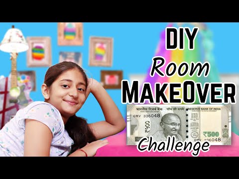 Play this video DIY ROOM MAKEOVER with Rs 500  24 HOURS Challenge  MYMissAnand