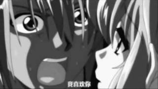 Black and White Anime Love