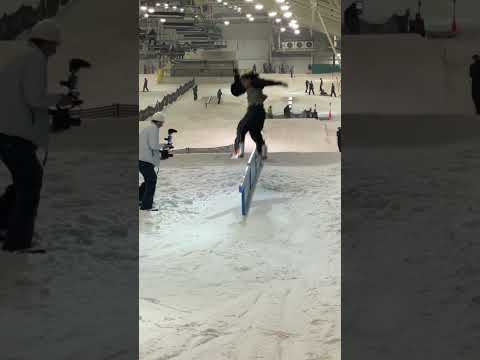 SPINNING LIKE A TOP MILES FALCON SNOWBOARDING #SHORTS
