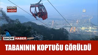 Antalya'da teleferik kabini düştü