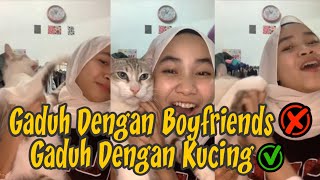 Teh0Ais00 Live Tak Tiktok - Gaduh Dengan Boyfriends - Gaduh Dengan Kucing