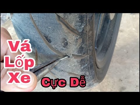 Cách Vá Lốp không Săm Xe Máy Cực Dễ / Vá lốp xe không ruột Exciter 150