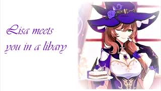 F4A Lisa Meets You In The Libary Genshin Impact Asmr