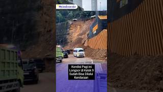 Kondisi Pagi Ini Longsor Di Kelok 9 Sudah Bisa Dilalui Kendaraan