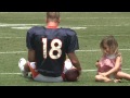 Peyton Manning's adorable practice with his kids