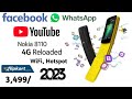 Nokia 8110 4G Reloaded Keypad Feature Phone 2023 | WhatsApp, YouTube, Facebook, Wifi, Hotspot |