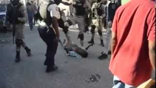 Haiti Police getting abusive after election results