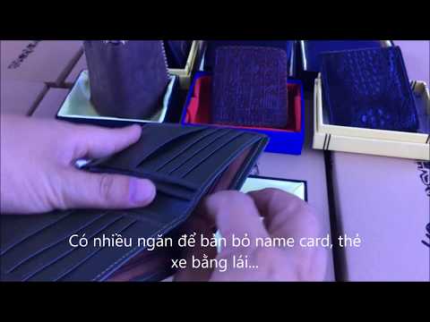 Mở hộp ví da nam Ropuna đang bán tại VO Shop