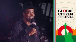 Chris Rock Welcomes Red Hot Chili Peppers To The Central Park Stage | Global Citizen Festival 2023