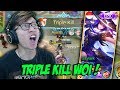 NEW SKIN FANNY SKYLARK TRIPLE KILL ENAK ENAK - MOBILE LEGENDS INDONESIA