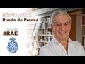 Vargas Llosa: “La crisis es un buen tiempo para la literatura”