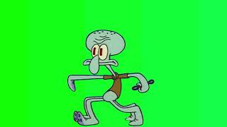 Squidward Does The Technique Green Screen