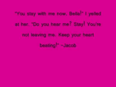 Bella and Jacob quot;Quotes!quot; bella twilight quotes. Bella and Jacob quot;Quotes!quot;