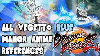 YOSHA!! ALL Vegetto BLUE Anime & Manga References
