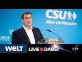 CORONAVIRUS IN BAYERN: Regierungserklärung von Markus Söder ...